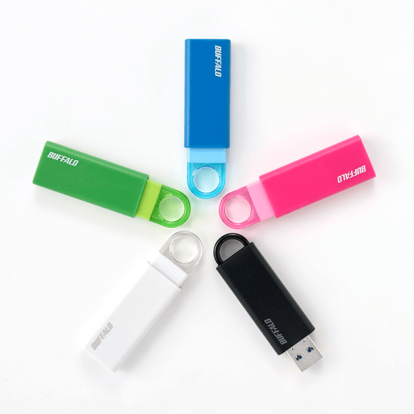 ポーチ製作所 バッファロー　ノック式USB　16GB